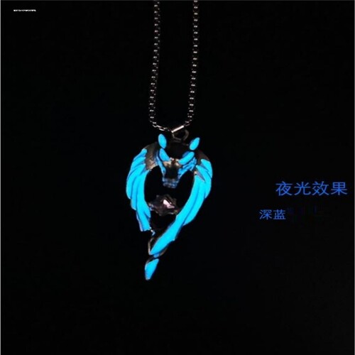 复古街头项链男酷潮夜光