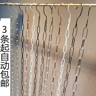 服装店衣架链接条衣架连接条挂套装透明皮条链条带衣架裤夹挂衣条