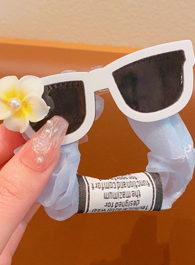 新款墨镜头绳女童可爱大