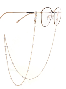珍珠眼镜口罩挂绳神器项链