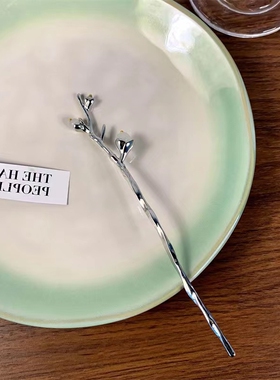 超仙金属发簪女木质盘发