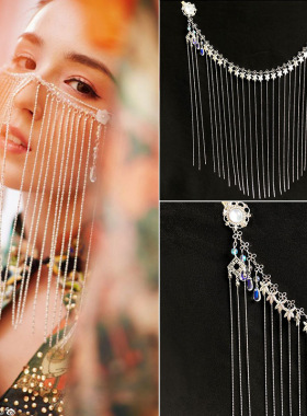 面纱古风女遮脸古装配饰