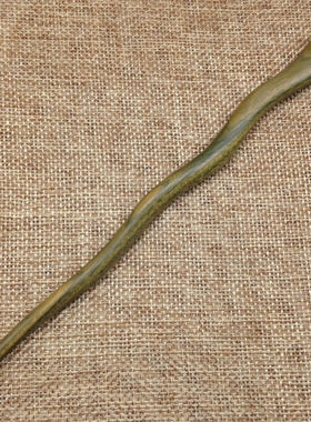 古典手工绿檀木簪子发簪