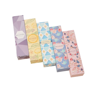 6粒装马卡龙包装盒高档法式甜品盒抽屉式Macaron透明盒防震吸塑盒