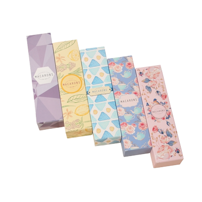 6粒装马卡龙包装盒抽屉式