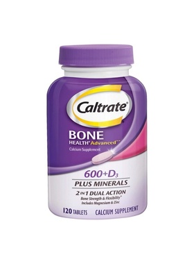 【全球购严选】钙尔奇钙片无糖中老年人成人补钙碳酸钙d3紫钙镁锌