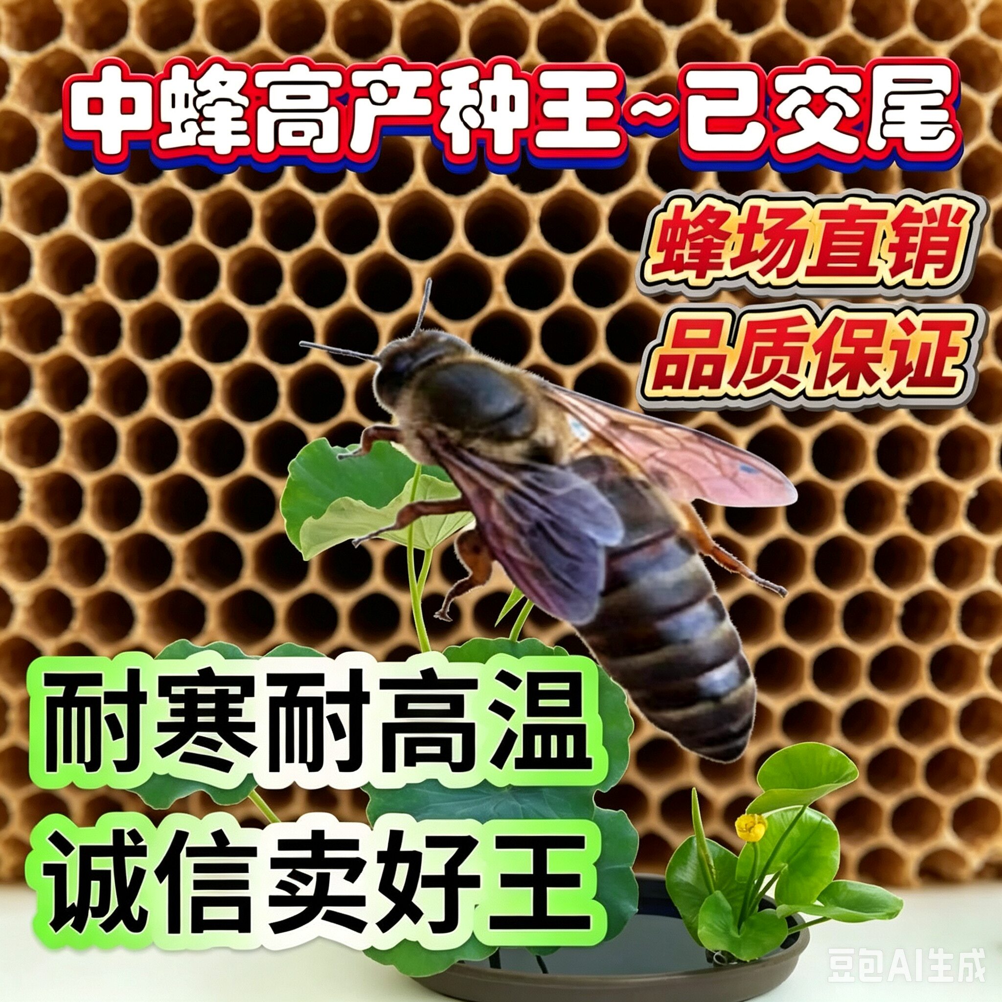 四川中蜂红背蜂王产卵王蜜蜂仓蜂种王纯种阿坝双色开产王伏牛活体