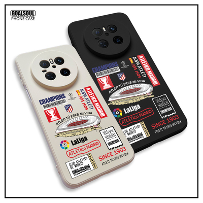 马德里竞技手机壳mate70/60/50/40马竞16promax欧冠P70硅胶软壳IQOO13足球magic7/6全包边荣耀300西甲K80米15