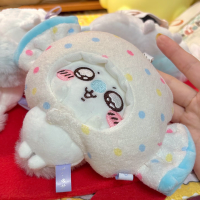 日本chiikawa糖果头套小脚飞鼠挂件娃衣桃心玩偶礼物圣诞生日公仔