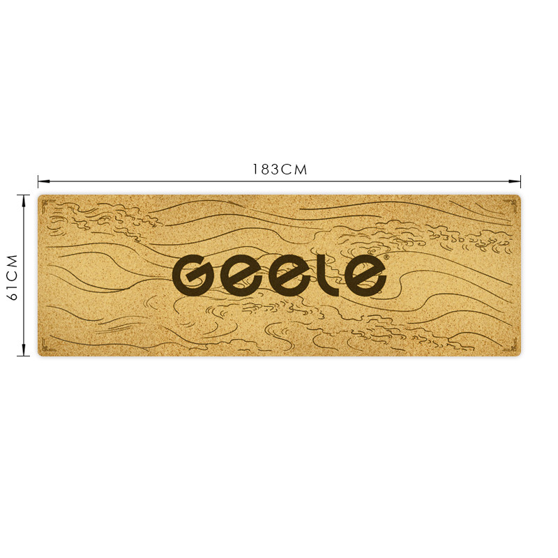 Geele软木瑜伽垫家用防滑减震静音普拉提健身跳操隔音加厚运动垫,运动/瑜伽/健身/球迷用品,瑜伽垫,淘宝优惠券,粉丝福利购,淘宝优惠卷