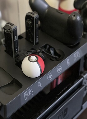 IPLAY正品Switch收纳架左右手柄充电器NS座充pro精灵球游戏碟支架