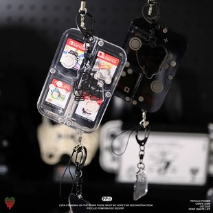 Switch&Switch2游戏收纳卡盒NS便携式 透明PC收纳盒游戏周边配件