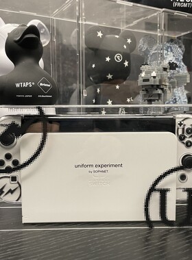 switch防尘罩藤原浩ue任天堂主机底座盒switcholed透明亚克力配件