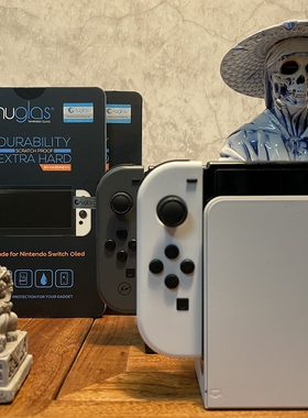 switch oled任天堂钢化膜日本旭硝子9H弧形屏幕保护膜防指纹
