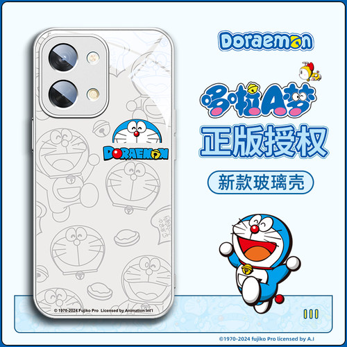 适用华为p60玻璃卡通手机壳