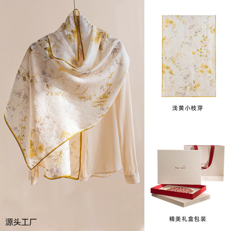 中秋节桑蚕丝巾礼盒送长辈实用生日礼物给父母亲妈妈婆婆奶奶送礼