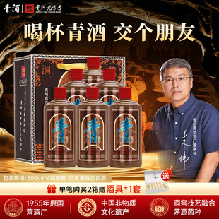 贵州青酒传承10酱香型53度白酒高度白酒粮食酒高粱酒商务宴请送礼