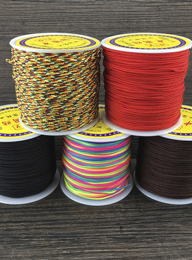 手链编制AB玉线五彩绳子七彩色线72号线567号线文玩线编织绳材料