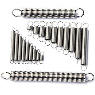 30软4不拉锈钢弹簧双钩小拉簧带钩拉伸强力力烤箱门滑板刹车黄条