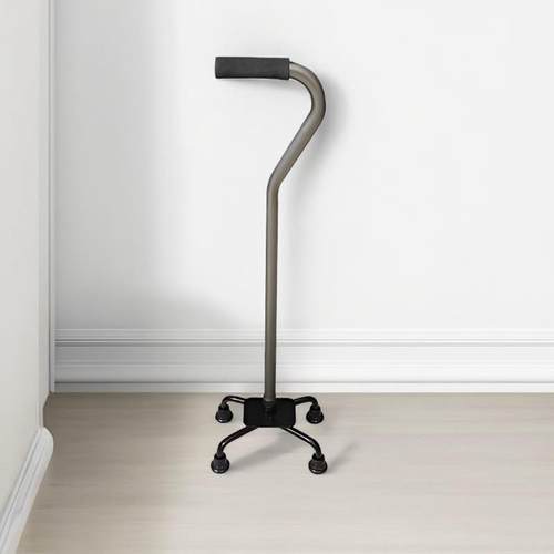 CJ老人拐杖四角伸缩手杖老年人扶手杖轻便多功能防滑拐杖安全拐棍