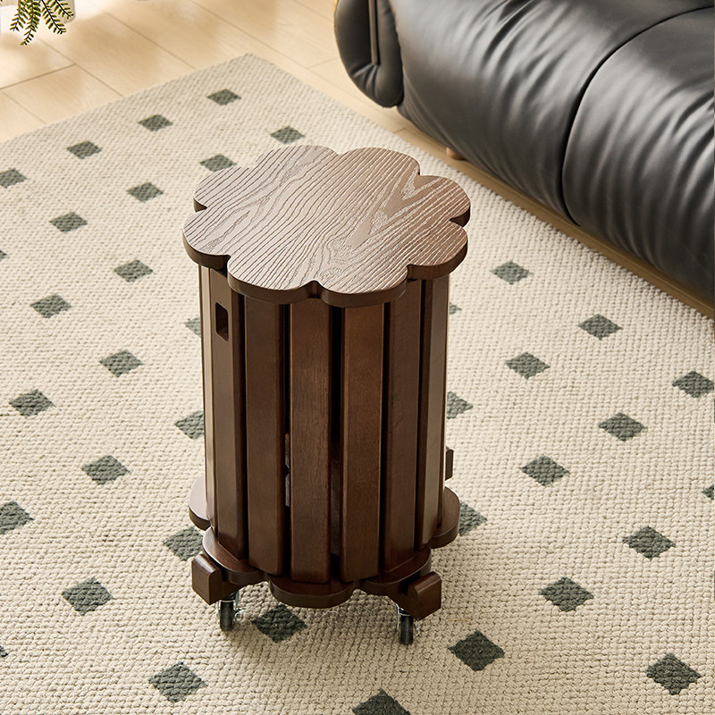 实木花型边几客厅沙发小茶几叠叠凳可移动家居圆凳原木色堆叠凳子,住宅家具,圈椅,淘宝优惠券,粉丝福利购,淘宝优惠卷