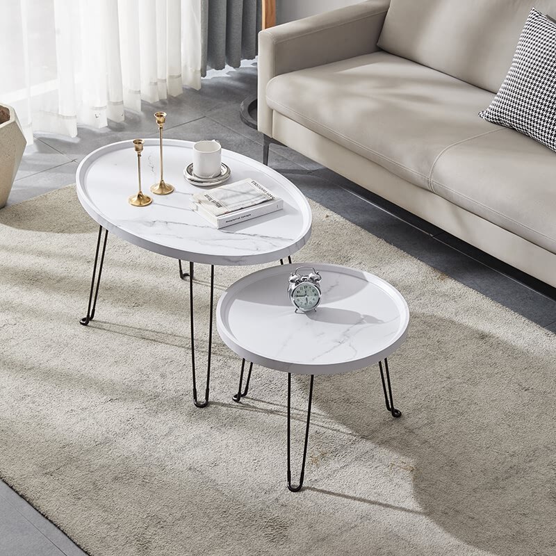 折叠小茶几轻奢家用小户型组合茶几简约飘窗阳台茶桌民宿酒店茶台