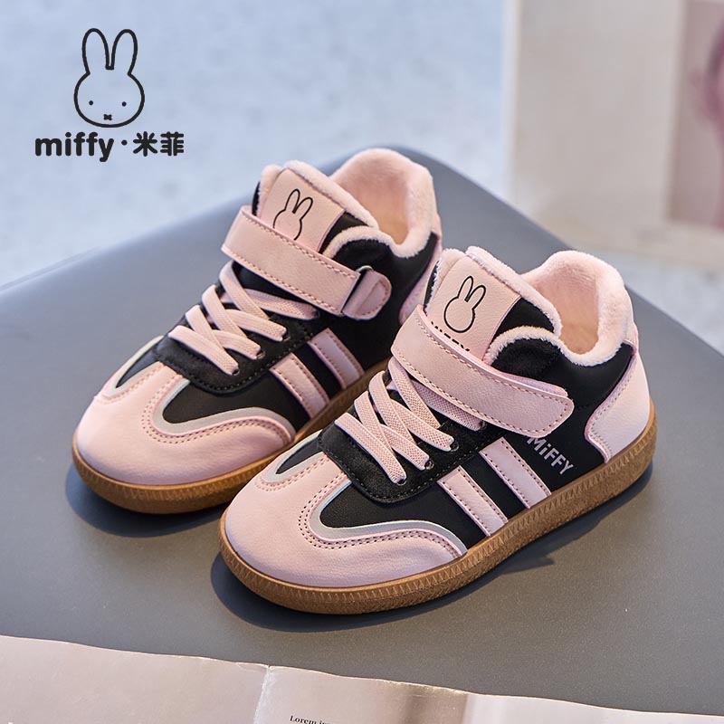 保暖休闲儿童加绒运动鞋
