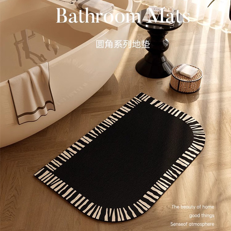 浴室地垫化妆室软矽藻泥强吸水凉垫厕所门口脚垫洗手间门垫防滑地,居家布艺,家用脚垫,淘宝优惠券,粉丝福利购,淘宝优惠卷