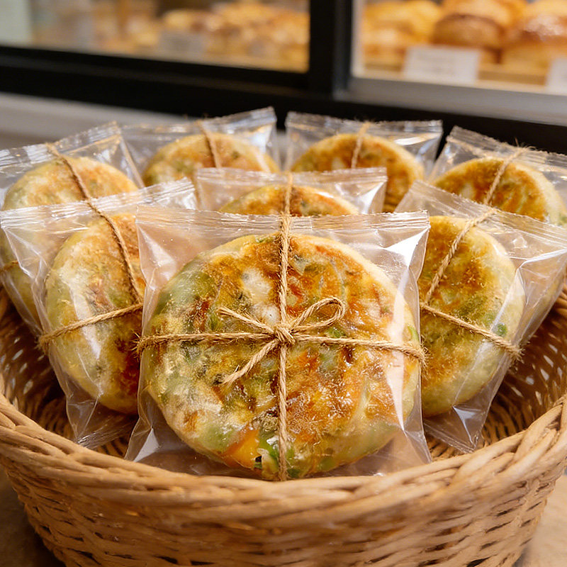 【独立包装】韭菜鸡蛋纸皮馅饼商用家常麦香浓郁烙饼传统小吃ST,粮油调味/速食/干货/烘焙,馅饼/烧饼/锅盔,淘宝优惠券,粉丝福利购,淘宝优惠卷