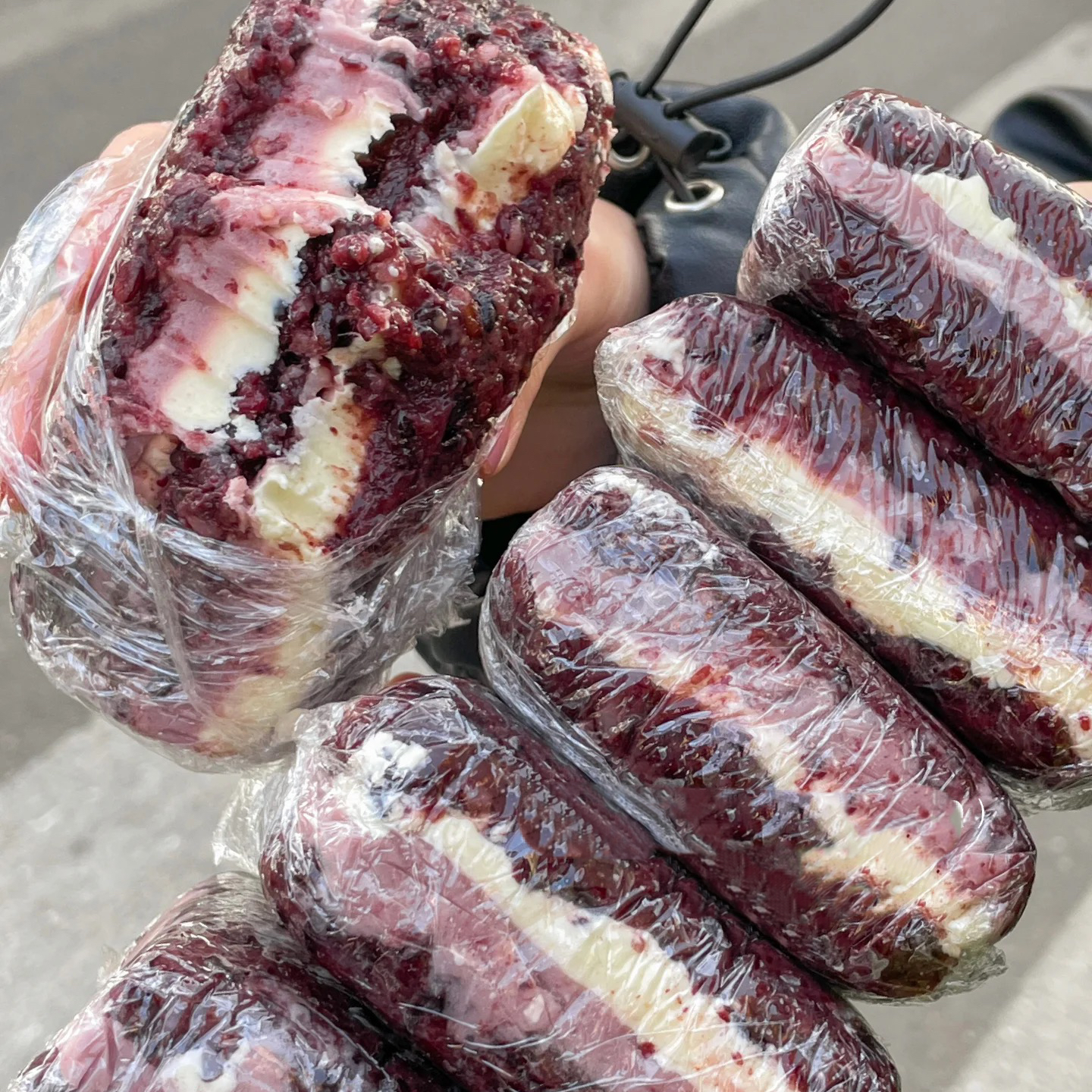 血糯紫米芋泥奶酪砖早餐半成品