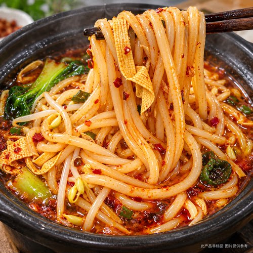 饭店同款砂锅米粉爽滑带调料
