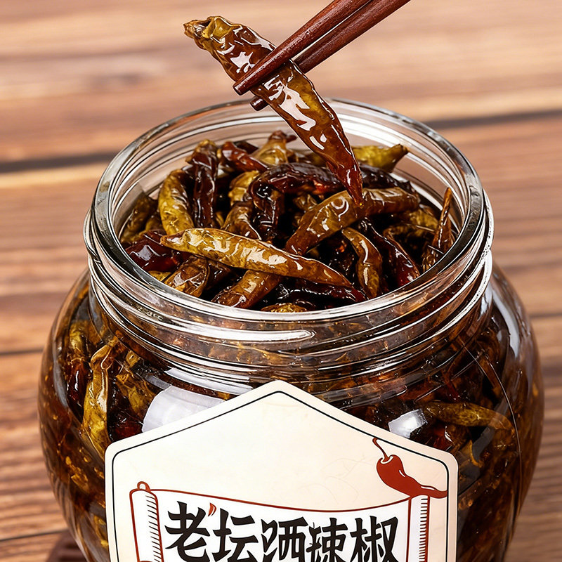 【手工腌制】老坛豆豉晒辣椒酱露营野餐常备速食夜宵休闲解馋零食,粮油调味/速食/干货/烘焙,辣椒酱,淘宝优惠券,粉丝福利购,淘宝优惠卷