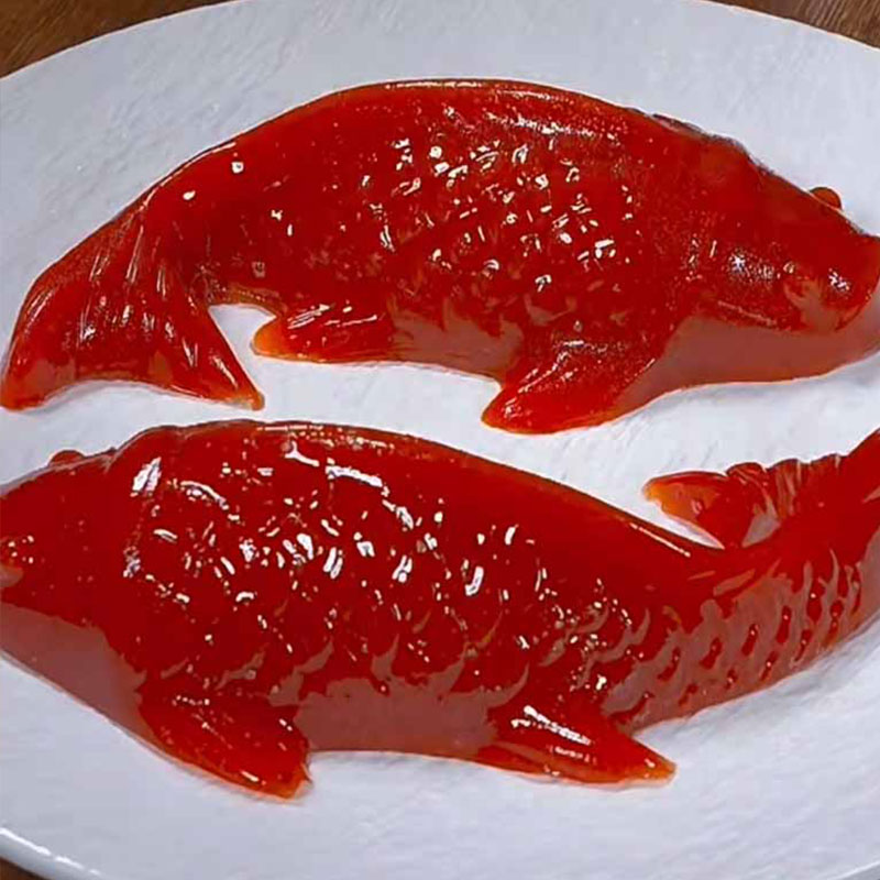 鱼形状的山楂鱼糕商用