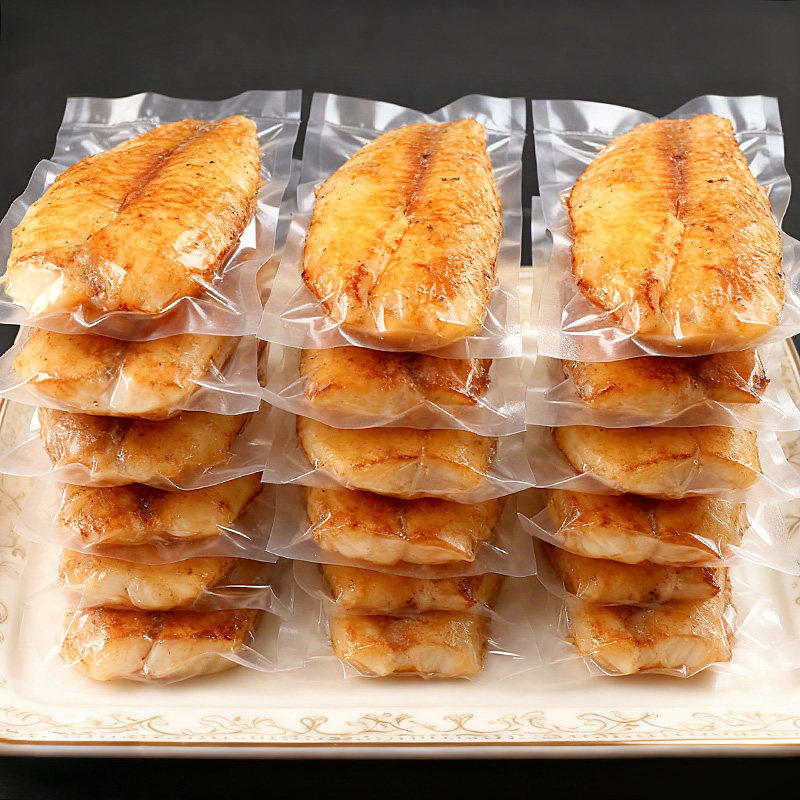 顺丰速运黑椒蒜香即食鳕鱼排图片