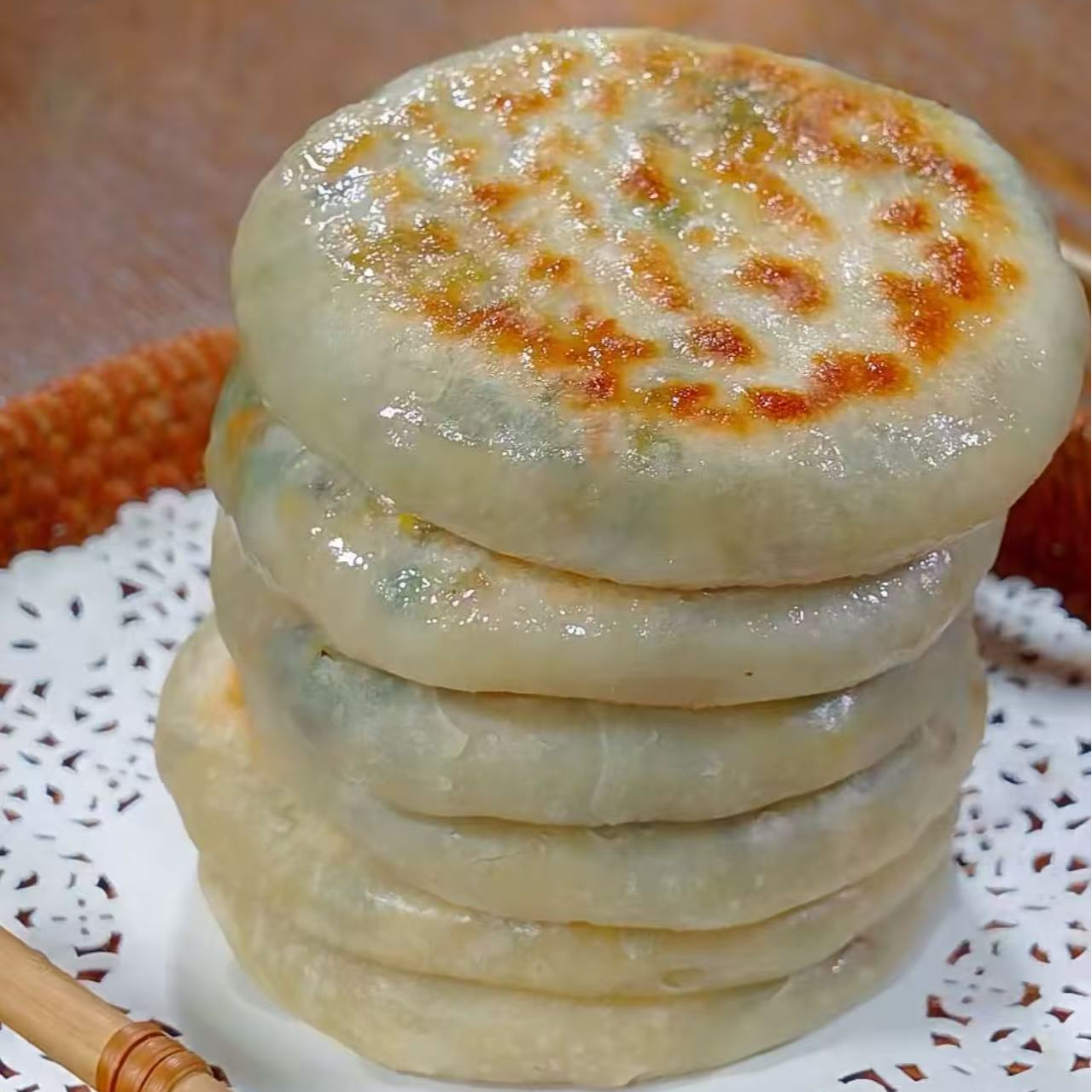 【皮薄馅大】韭菜鸡蛋多馅速食馅饼锅贴酥皮爆汁香浓味美主食ST