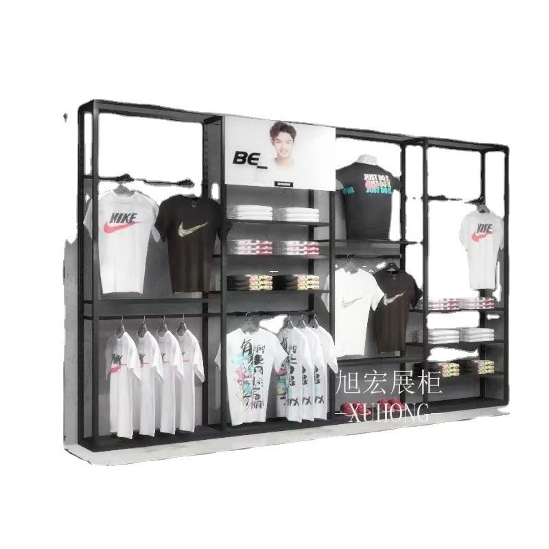 定运动展示架制体育用品服装陈列架男女店铺用的货架亚克力展架