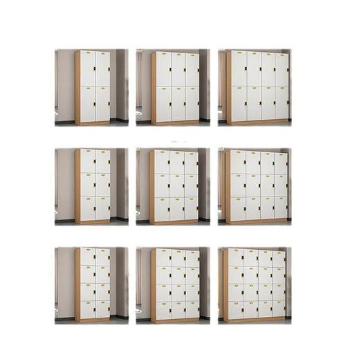 更衣柜健身房木质员工储物柜浴室洗浴中心鞋柜带锁瑜伽美容院柜子