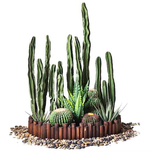 高端仿真绿植造景组合景观工程装饰套装植物盆栽假绿植定制高级感