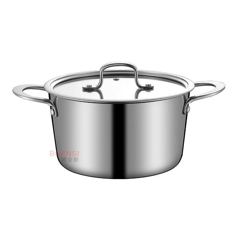 加厚304食品级不锈钢汤锅三层复合钢多用汤煲锅单柄奶锅厨房用品,厨房/烹饪用具,汤锅/汤桶/卤肉桶,淘宝优惠券,粉丝福利购,淘宝优惠卷