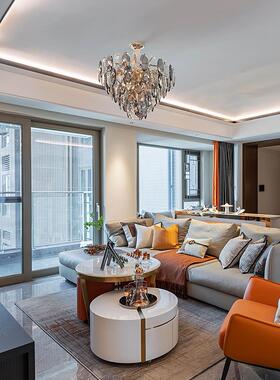 2020年新款客厅灯具后现代简约大气高档主卧室餐厅轻奢水晶吊灯