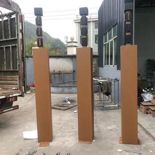 厂家供应室外不锈钢立式宣传栏地点指示牌户外景区公园导向牌传媒