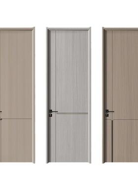 免漆门碳纤门碳纤板门实木复合门防水防潮时尚简约碳纤无漆室内门