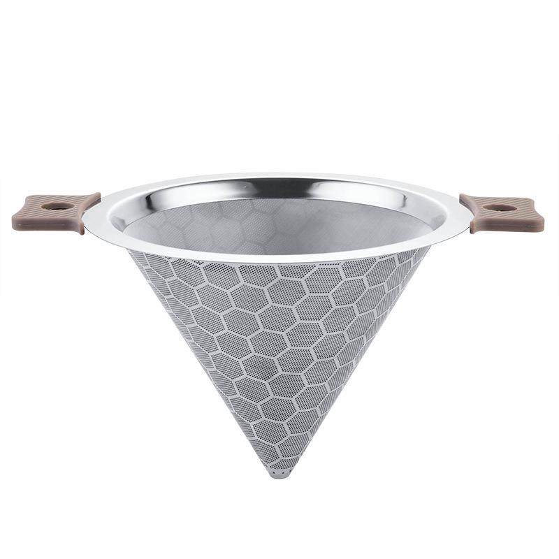 不锈钢奶茶过滤网304保温桶茶叶网筛超细茶叶过滤网豆浆果汁漏斗