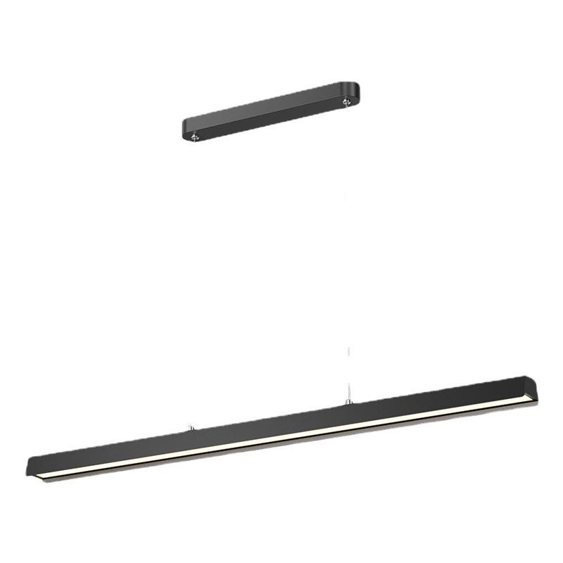 新款可调节极餐厅办公线条现代简约上下发光简字吧台LE一吊D灯