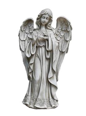 欧式花园装饰户外摆设少女天使雕塑树脂工艺品园林别墅庭院摆件