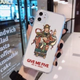 Применимо к iPhone Apple 13 Tiger Год Tiger Новый год 11 Fortune Promax Creative X/XS/Max/7plus/8plus/Pro/Plus/SE2 Прозрачный мини -корпус мобильного телефона Mini