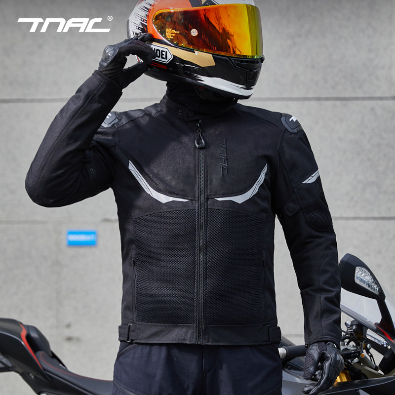 tnac拓驰游隼摩托车骑行服夏季机车服骑士拉力服防摔透气夹克男女