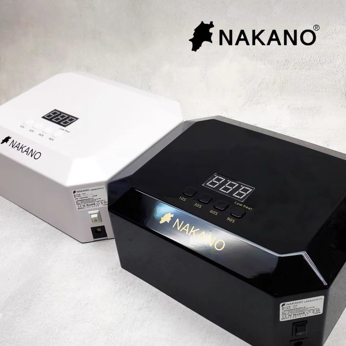 Nakano新款美甲灯美白灯 光疗灯感应美肤红光灯蓄电36wUV/LED灯