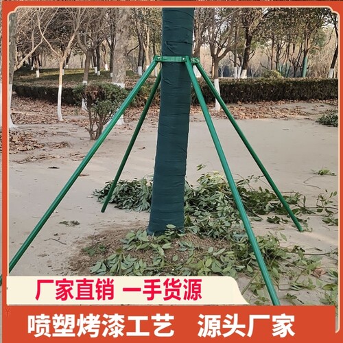 树木支撑固定器钢管树支撑架大树支撑杆树木固定支架园林绿化树撑