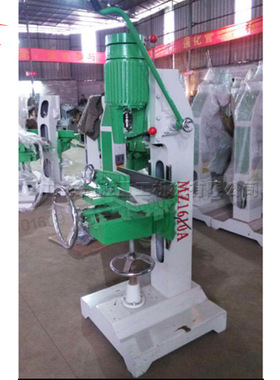 木料上钻孔开榫眼设备立式木工板材开榫机小型家具制作打眼机械